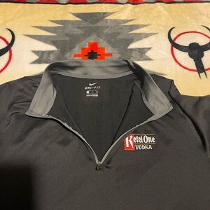 Nike Dri-FIT Gray Quarter-Zip Top